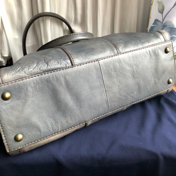 Rustic blue fossil bag - Picture 9 of 15